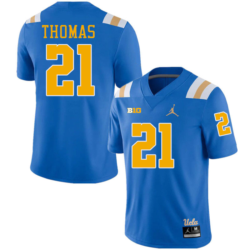 Jaivian Thomas UCLA Jersey,UCLA Bruins #21 Jaivian Thomas Jersey Youth College Football Uniforms-Roy